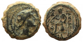 Seleukid Kingdom. Antiochos III, 223-187 BC. AE 14 mm. Antioch mint.