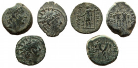 Seleukid Kingdom. Lot of 3 coins.