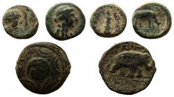 Seleukid Kingdom. Lot of 3 coins.
