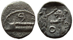 Phoenicia. Sidon. Circa 370-358 BC. AR 1/16 Shekel.