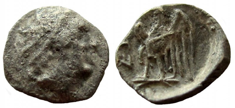 Judaea under Ptolemaic rule. Yehud. Ptolemy I Soter, 305-282 BC. AR Quarter Ma’a...