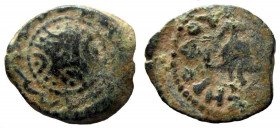 Judaea. Herod the Great, 40-4 BC. AE 4 Prutot. 16.5 mm.