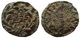 Judaea. Pre-Royal Coins of Agrippa II. AE 14 mm. Tiberias mint.