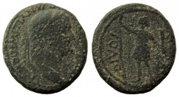 Judaea. Caesarea Maritima. Domitian, 81-96 AD. AE 25 mm. Judaea Capta issue.