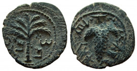 Judaea. Bar Kochba Revolt, 132-135 AD. AE Small Bronze.