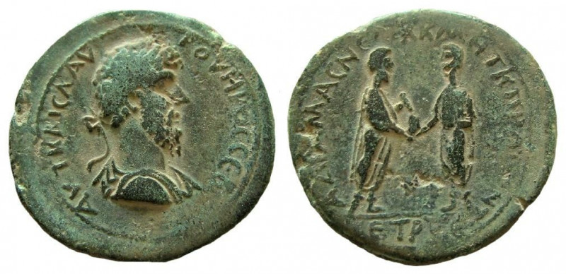 Pontus. Amasia. Lucius Verus, 161-169 AD. AE 37 mm.


Obverse: Laureate, drap...