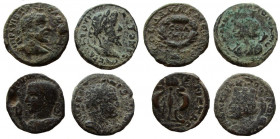Syria. Coele-Syria. Damascus.  Lot of 4 coins.