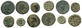 Syria. Lot of 6 Roman Provincial coins.