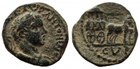 Decapolis. Philadelphia. Elagabalus, 218-222 AD. AE 21 mm.