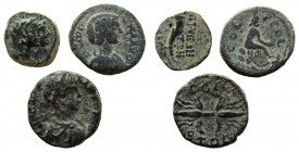 Phoenicia. Ake-Ptolemais. Lot of 3 coins.