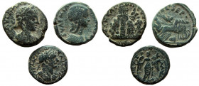 Judaea. Lot of 3 Roman Provincial coins.