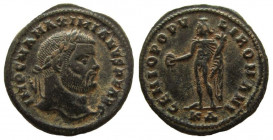 Maximianus. First reign, 286-305 AD. AE Follis. Cyzicus mint.