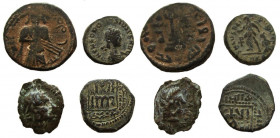 Mixed lot of 4 ancient coins.