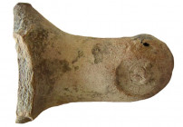 Hellinistic period. Stamped Rhodesian amphora handle.