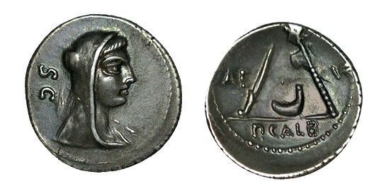 SULPICIA. Denario. P. Sulpicius Galba. Roma. CD-1289, SI-6. Bonita pátina de mon...
