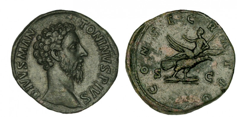 MARCO AURELIO. Sestercio. (Acuñación en honor de Marco Aurelio). R/ Marco Aureli...