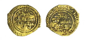 1/4 DINAR. FATIMÍES. Al- Hakim (386-411 H). Siquiliya (Sicilia). 0,99 g. (MBC)
