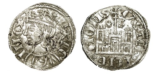 SANCHO IV. Cornado. Sevilla. Estrella-S a los lados de la cruz. ABM-301. 0,88 g....