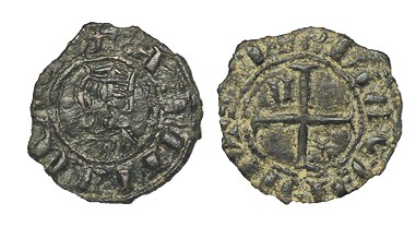 SANCHO IV. Meaja. Murcia. A/ Busto coronado a dcha. Ly. exterior invertida: SANC...