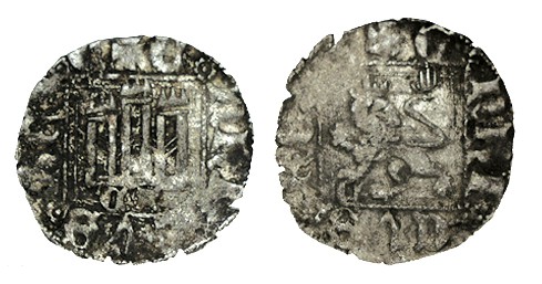 ENRIQUE II. Noven. Zamora. C debajo del león y CA debajo del castillo. ABM-501.5...