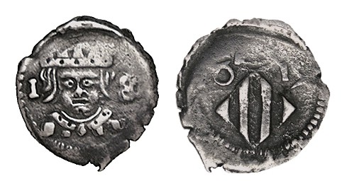 DIECIOCHENO. Valencia. 1619. Valor en anverso. XC-518. 2,10 g. ESCASA. MBC-