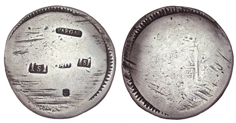 8 REALES. Sombrerete. 1811. XC-648. 26,17 g. MUY RARA. (MBC-)