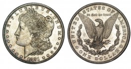 ESTADOS UNIDOS. 1 Dólar. San Francisco. 1881-S. W/KM-110. 26,66 g. SC-