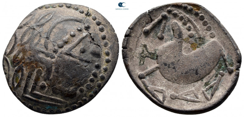 Eastern Europe. Mint in the southern Carpathian 200-100 BC. "Schnabelpferd" type...