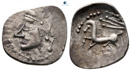 Central Gaul. Lemovice 100-50 BC. Quinarius AR