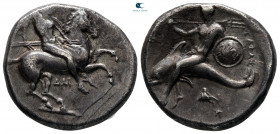 Calabria. Tarentum circa 302-290 BC. Nomos AR