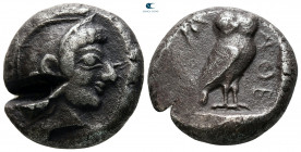 Attica. Athens circa 500-485 BC. Tetradrachm AR