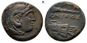 Ionia. Erythrai . ΔΙΟΝΥΣΙΟΣ (Dionysios), magistrate circa 280-270 BC. Bronze Æ