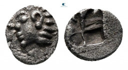 Ionia. Phokaia  circa 520-500 BC. Tetartemorion AR