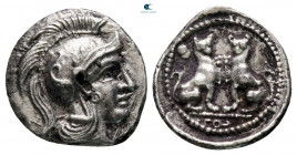 Dynasts of Lycia. Tlos circa 400-380 BC. Time of Wekhssere I. Diobol AR