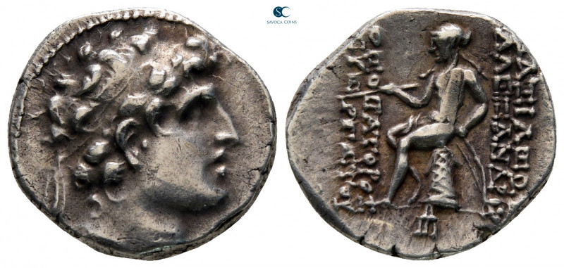 Seleukid Kingdom. Antioch on the Orontes. Alexander I Balas 152-145 BC. 
Drachm...