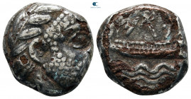 Phoenicia. Arados circa 348-339 BC. Fourrée Stater
