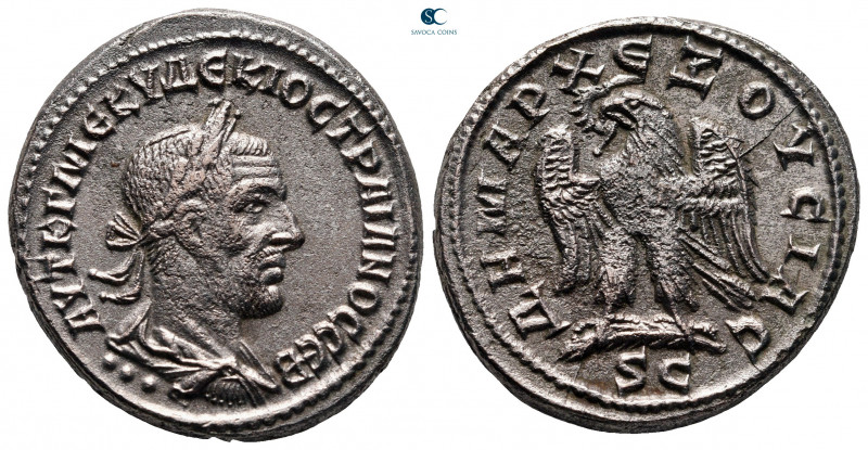 Seleucis and Pieria. Antioch. Trajan Decius AD 249-251. 
Billon-Tetradrachm

...