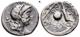 Cn. Lentulus 74 BC. Rome. Denarius AR