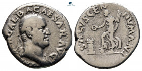 Galba AD 68-69. Struck circa July AD 68 - January 69. Rome. Denarius AR