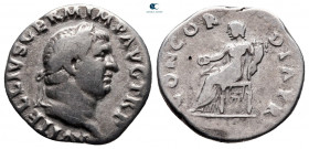 Vitellius AD 69. Struck late April - December AD 69. Rome. Denarius AR