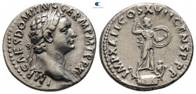 Domitian AD 81-96. Struck 1 January - 13 September AD 95. Rome. Denarius AR