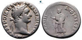 Domitian AD 81-96. Saecular Games issue. Rome. Denarius AR