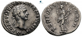 Trajan AD 98-117. Struck circa AD 98-99. Rome. Denarius AR