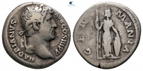 Hadrian AD 117-138. "Travel series" issue. Rome. Denarius AR