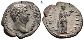 Hadrian AD 117-138. Struck AD 136. Rome. Denarius AR