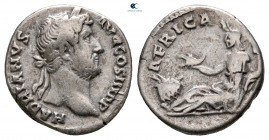 Hadrian AD 117-138. "Travel Series" issue. Rome. Denarius AR