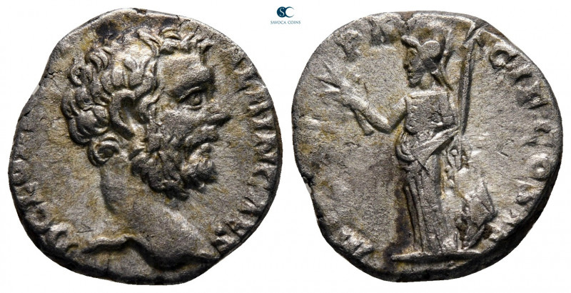 Clodius Albinus AD 193-197. Struck AD 194-195. Rome
Denarius AR

16 mm, 2,86 ...