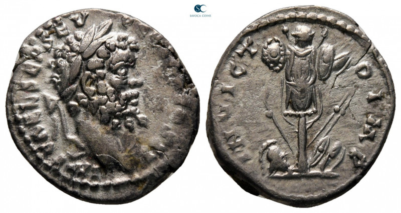 Septimius Severus AD 193-211. Emesa
Denarius AR

17 mm, 2,72 g

IMP CAE L S...