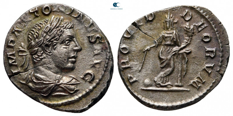 Elagabal AD 218-222. Rome
Denarius AR

17 mm, 2,77 g

IMP ANTONINVS AVG, la...