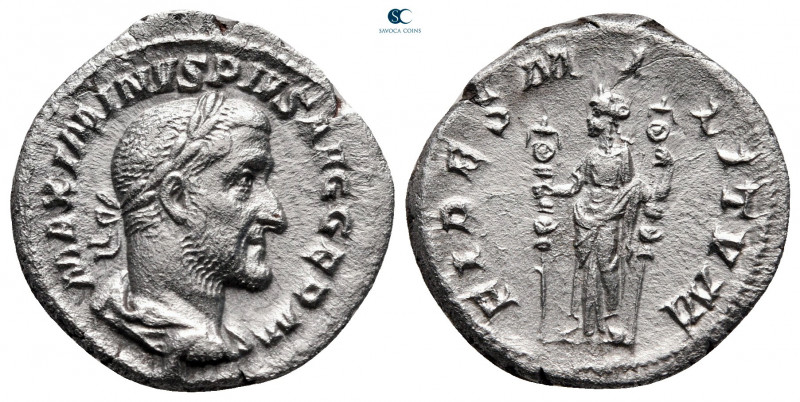 Maximinus I Thrax AD 235-238. Struck AD 236. Rome
Denarius AR

17 mm, 3,10 g...